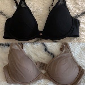 Bundle of 2 ThirdLove Classic Contour Plunge Bras
